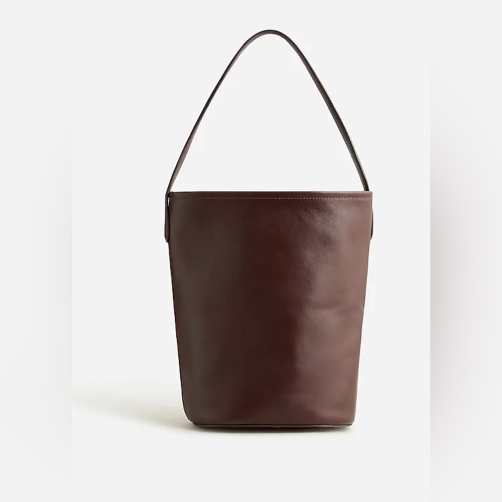 J. Crew Berkeley Bucket Bag in Brown Leather/Suede